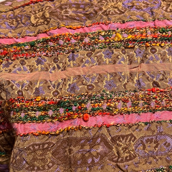 Coldwater Creek Bohemian Tweed Floral Blazer Size Petite Small - Picture 8 of 12